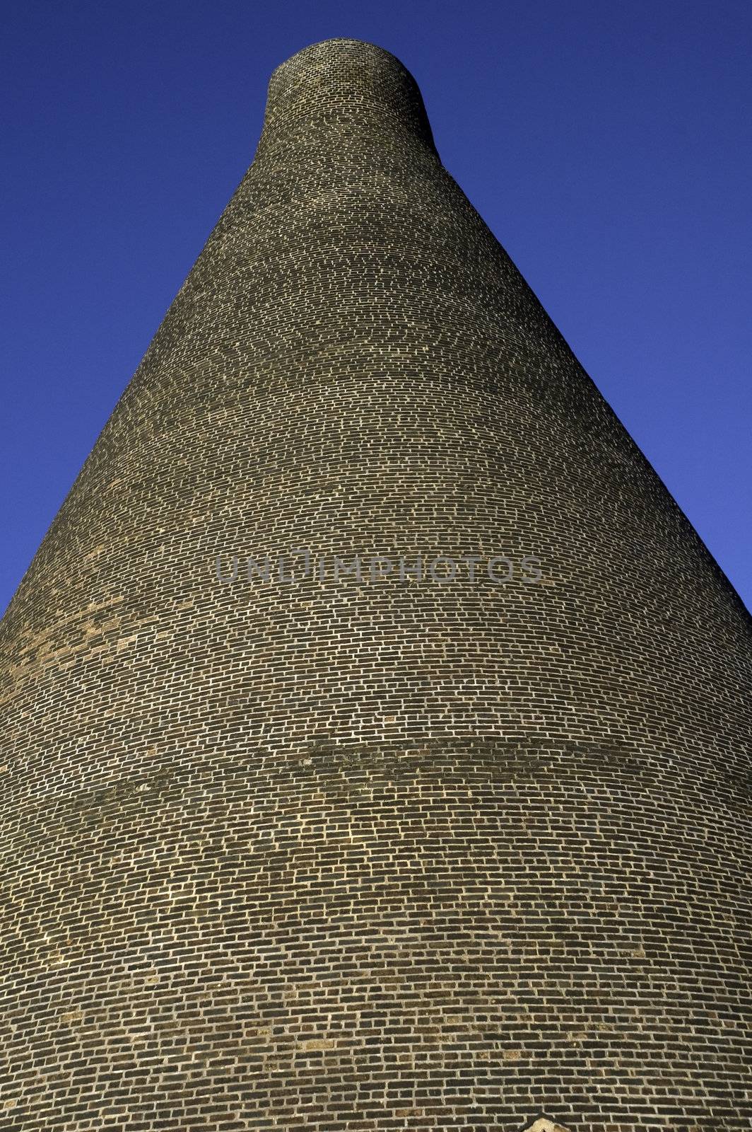 Old brick glassworks cone