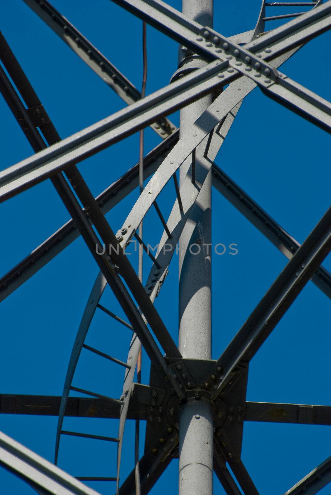 Detail of bridge at Porto, Portugal.