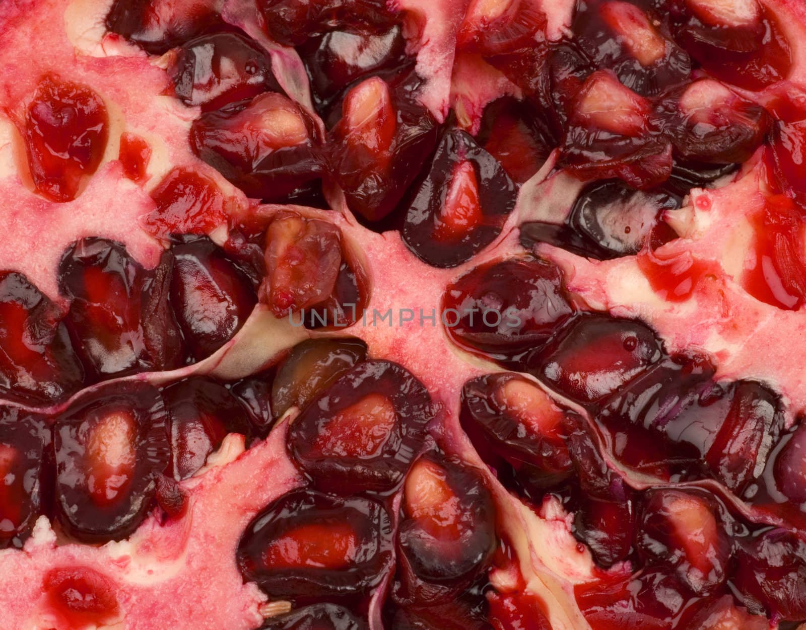 A close up of a pomegranate fruit