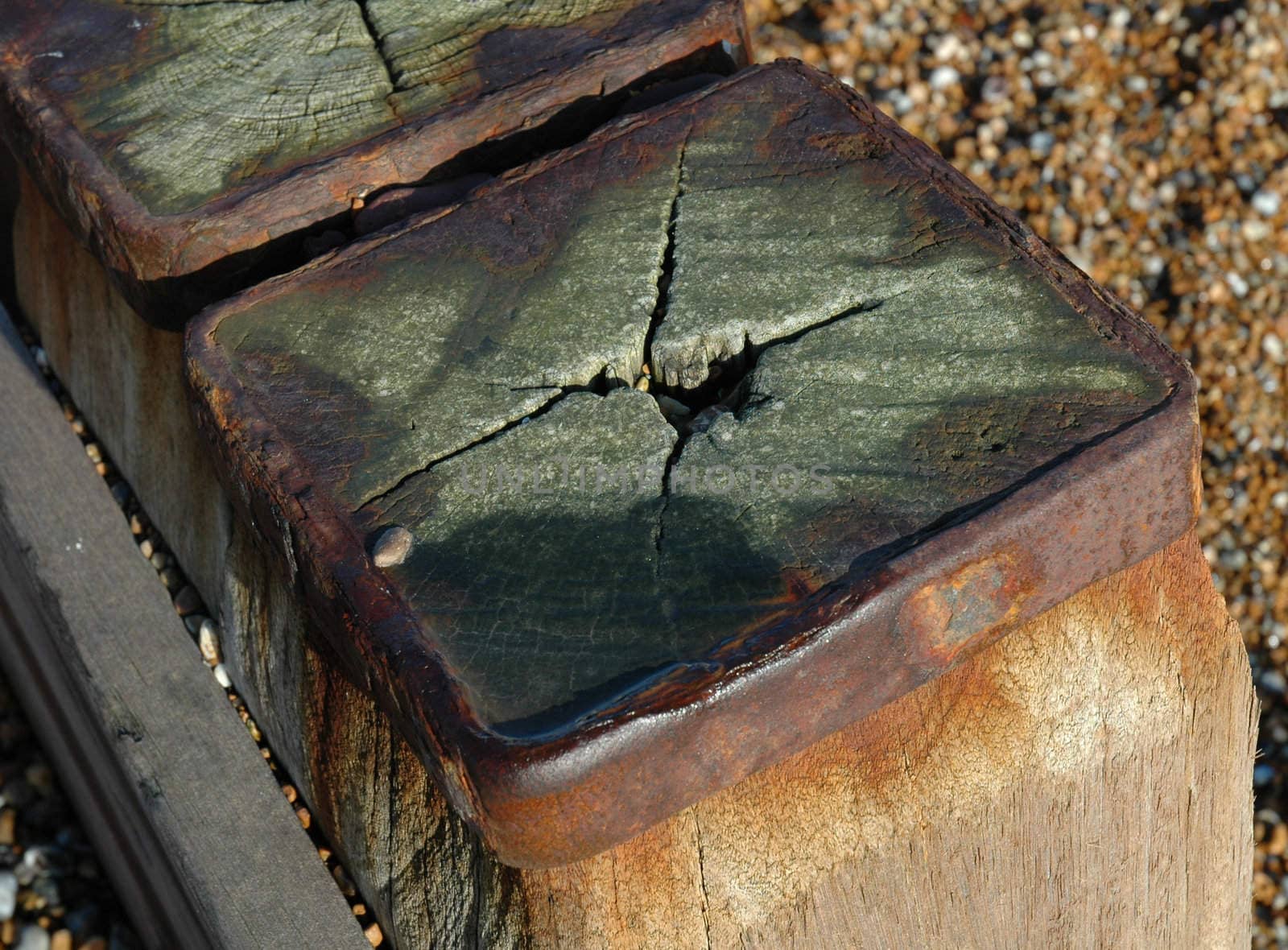 Groyne on a shingle beach