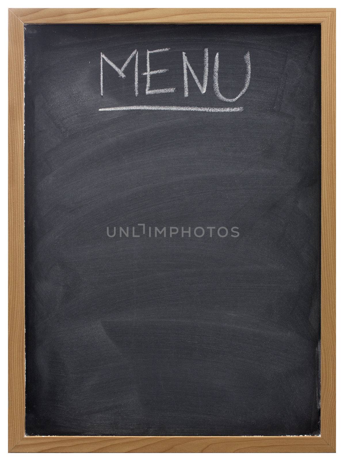 blackboard used as menu by PixelsAway