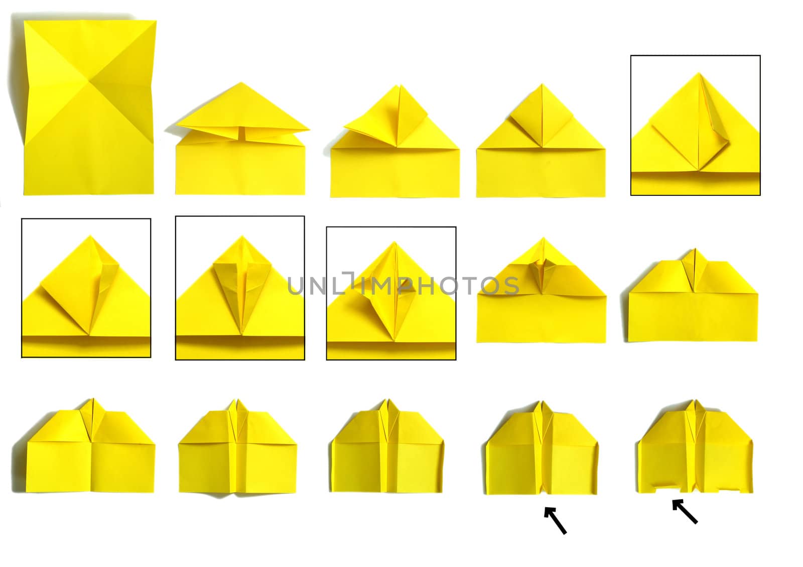 assembly procedure of paper plane