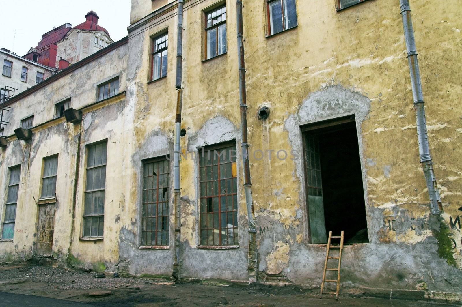 Big windows in old industrial facilities