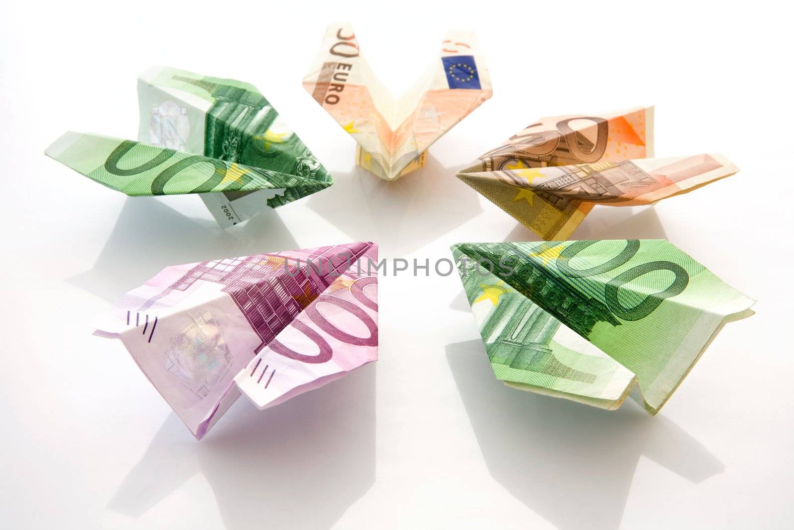 The planes made of  euro