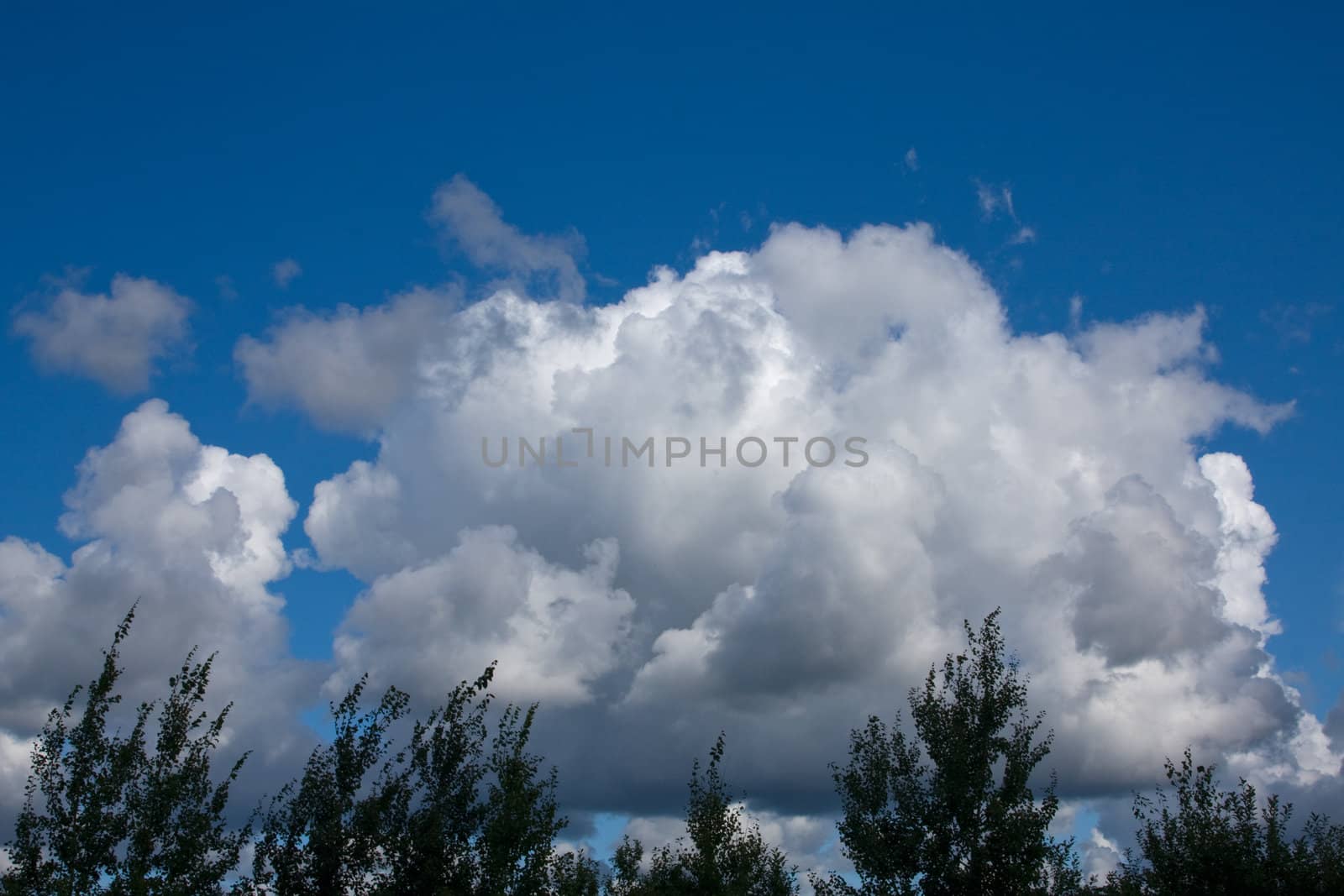 clouds blue sky