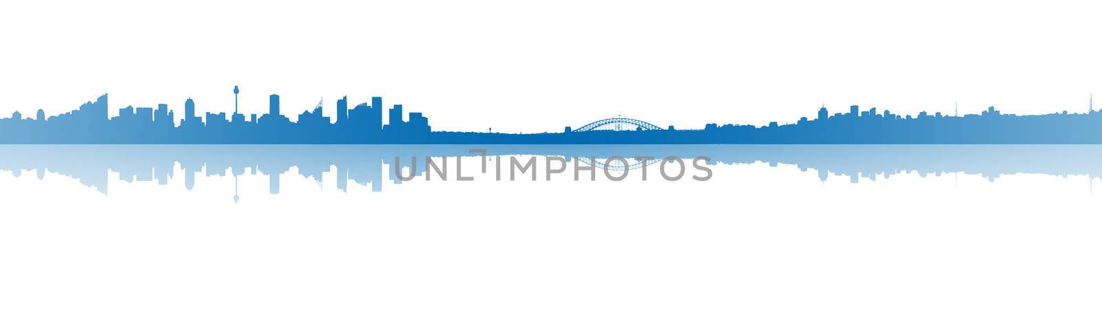 An image of the skyline of sydney