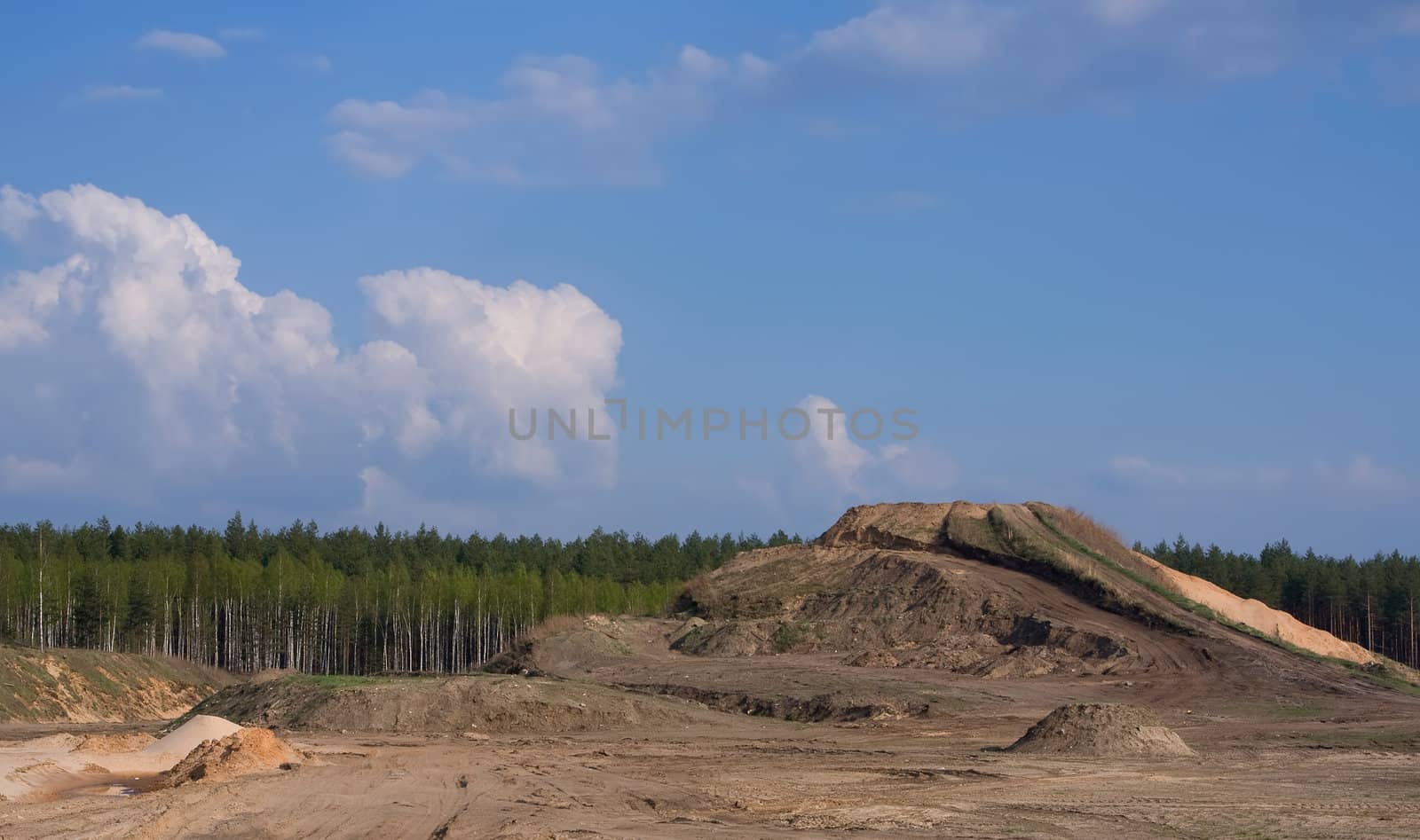 Clouds and Land;