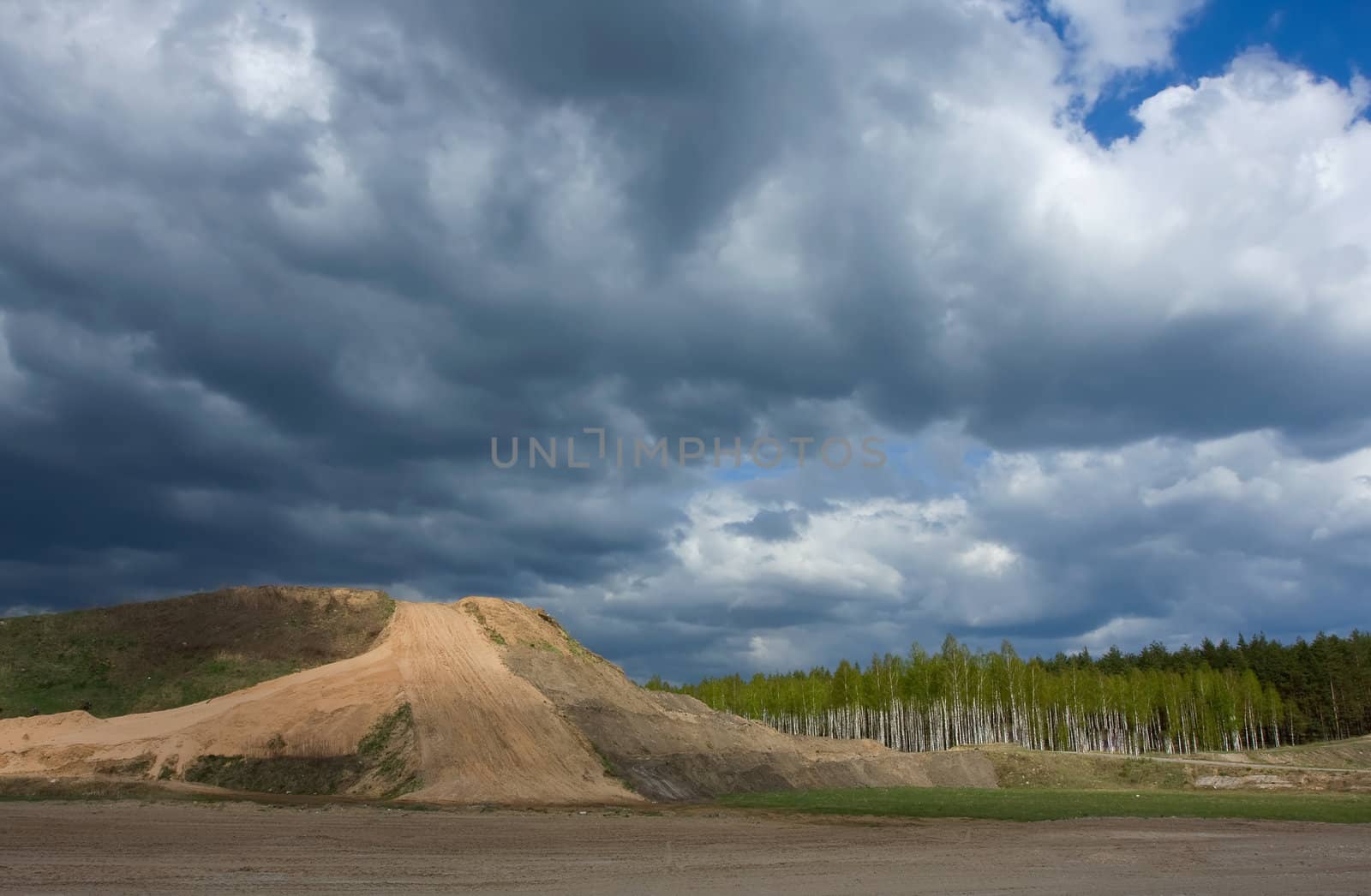 Clouds and Land;