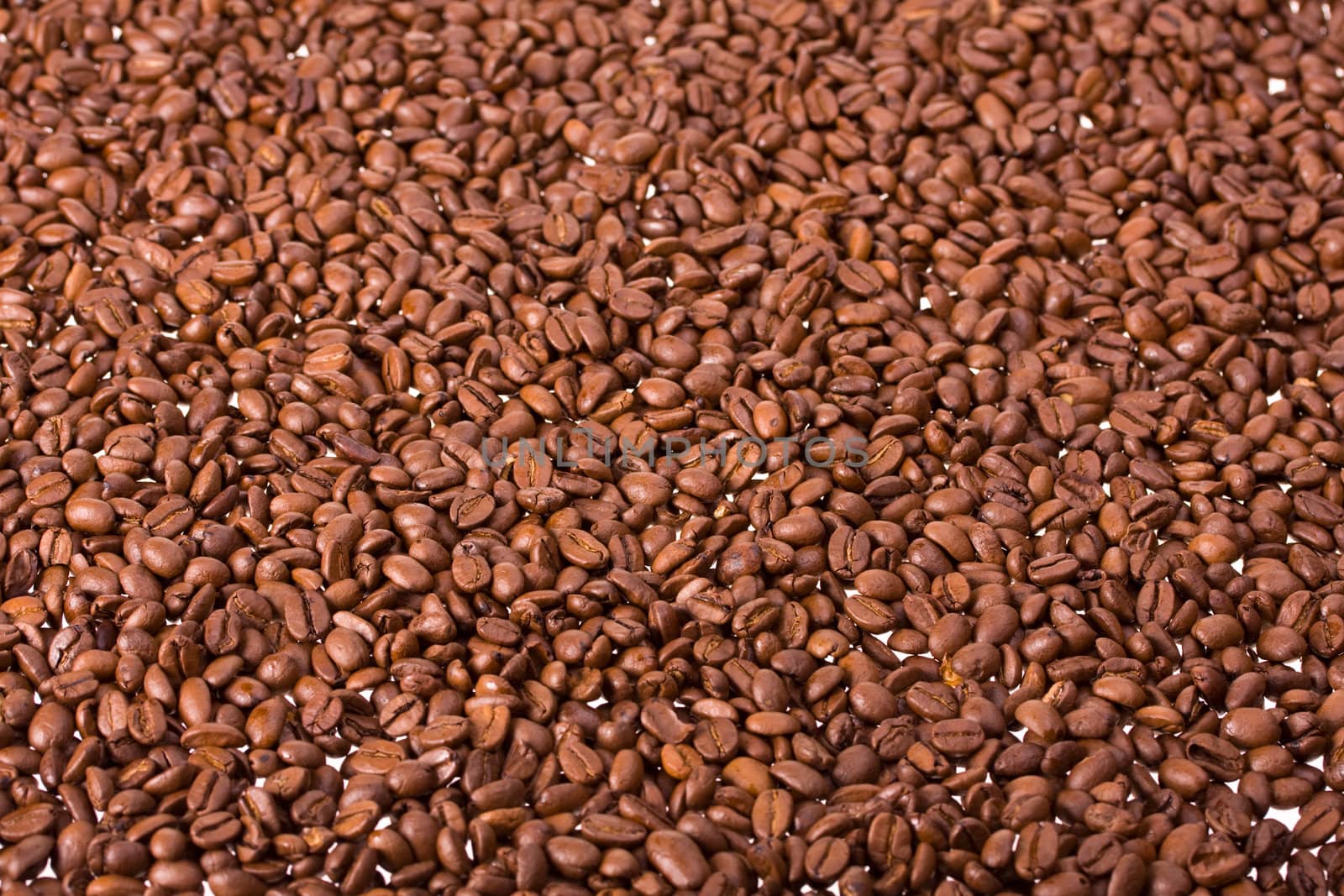 coffee beans useful as a brown background by bernjuer