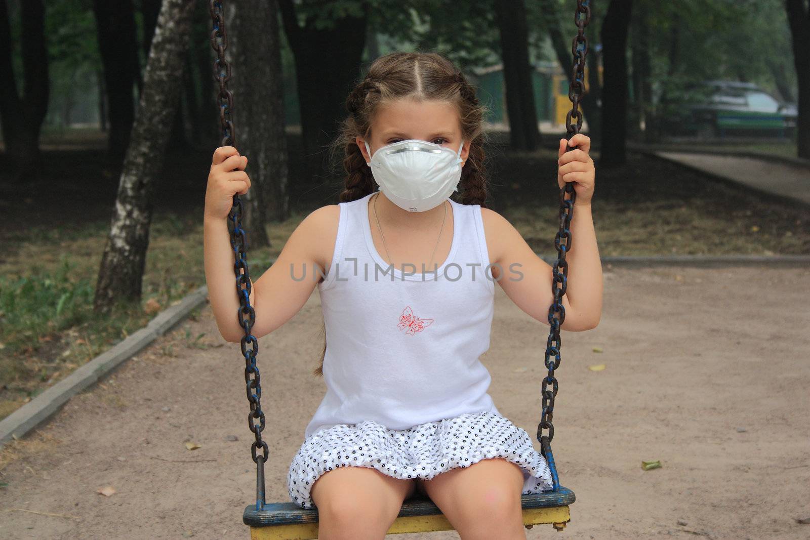 The girl in a respirator by yippikaye