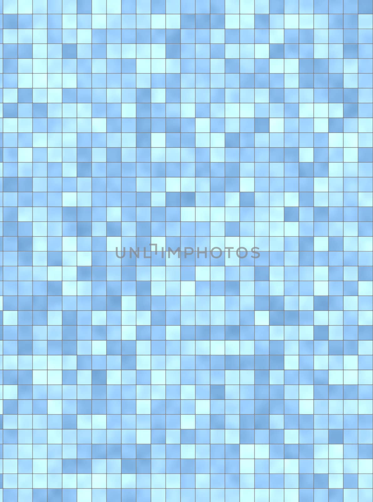 illustration of the blue tile background