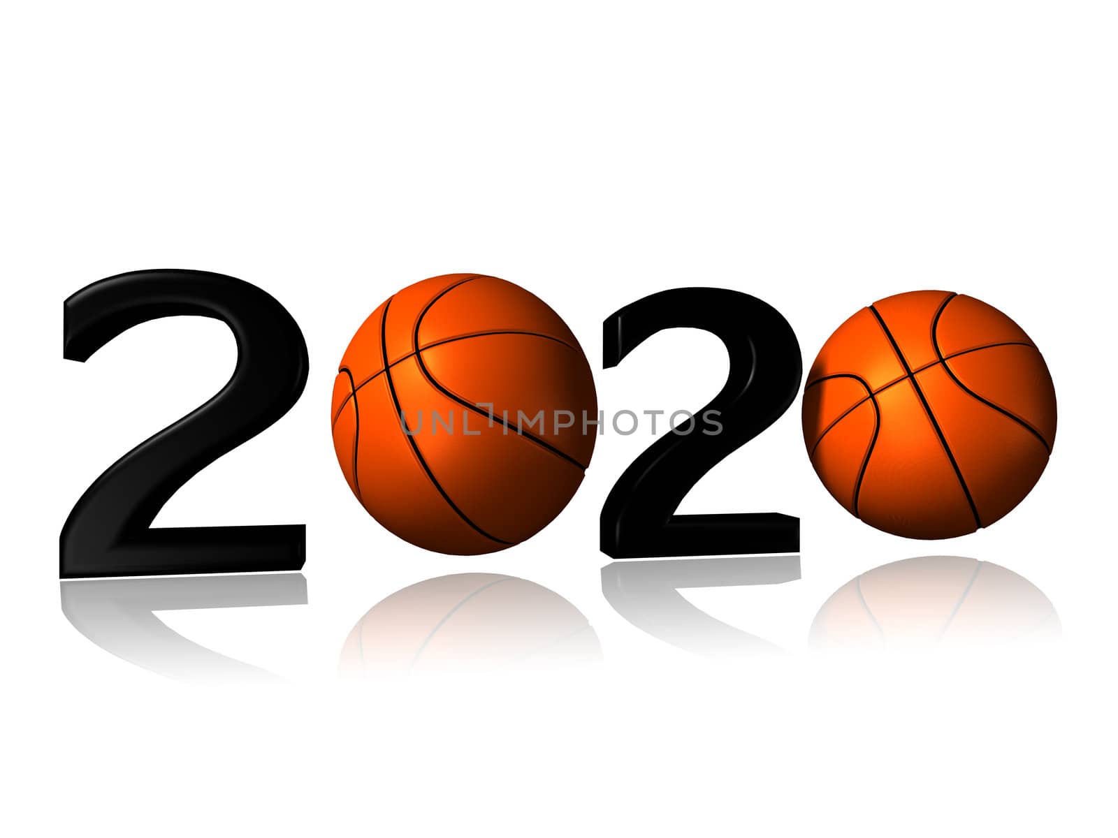 Big 2020 basketball logo by shkyo30