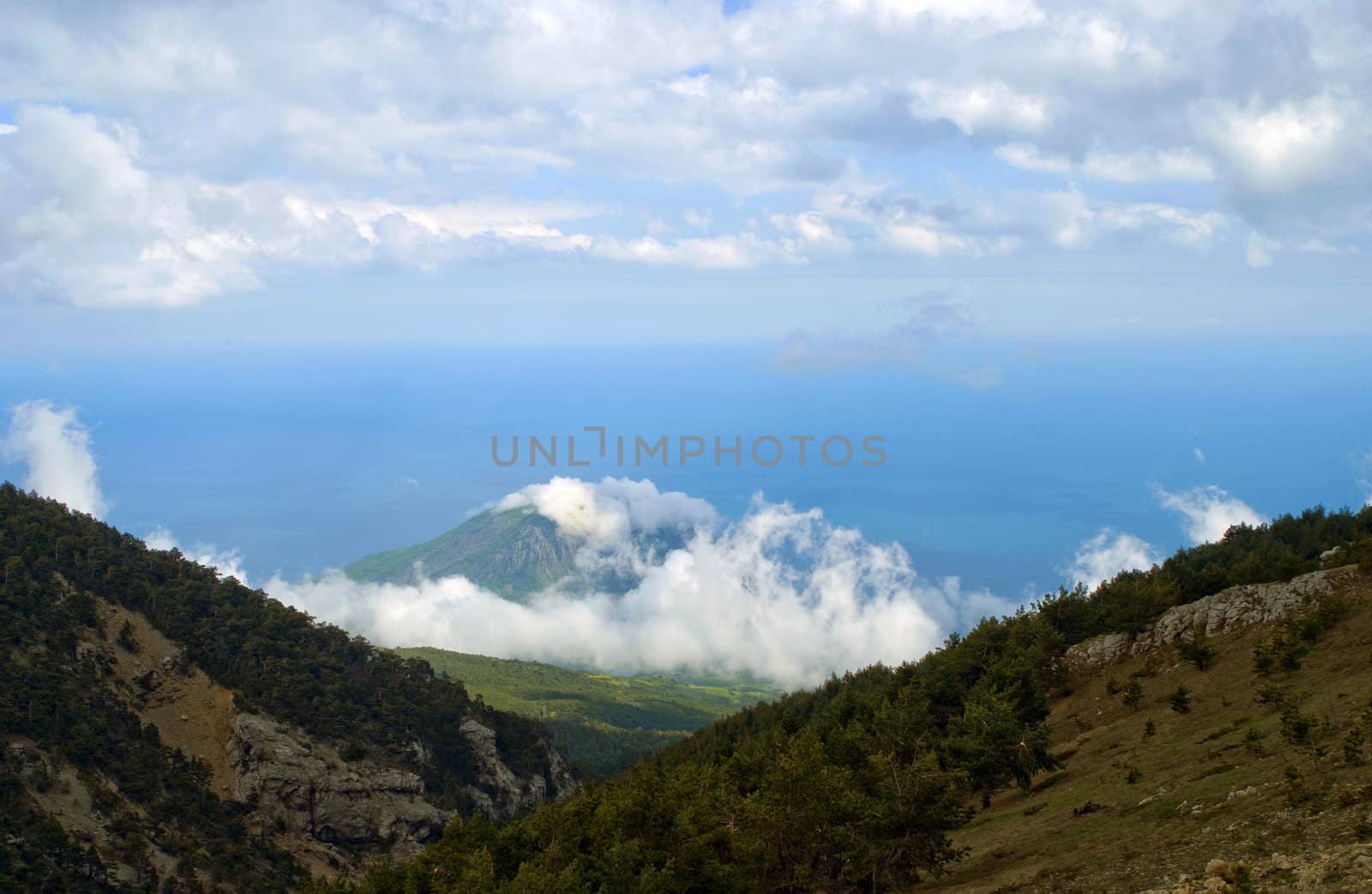 mountains near the sea