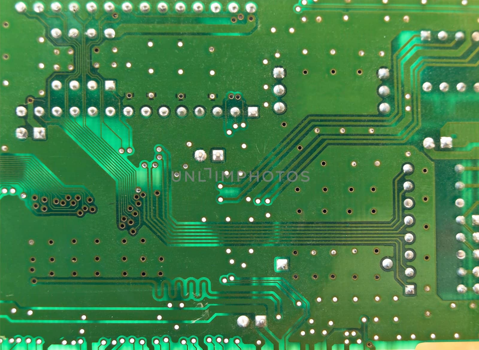 Green microcircuit may be used as background