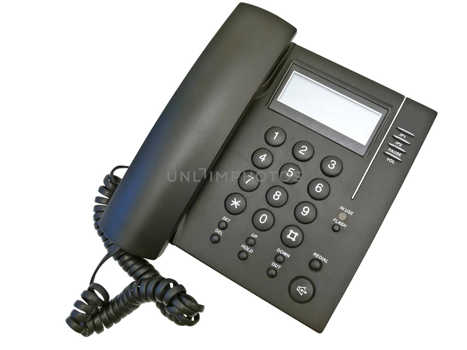 Isolated phone against the white background 