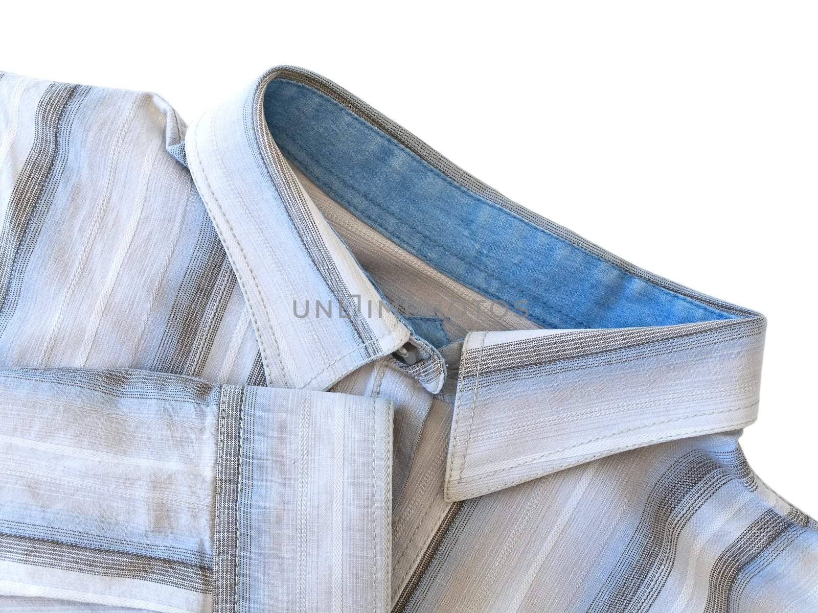 Isolated shirt against the white background 