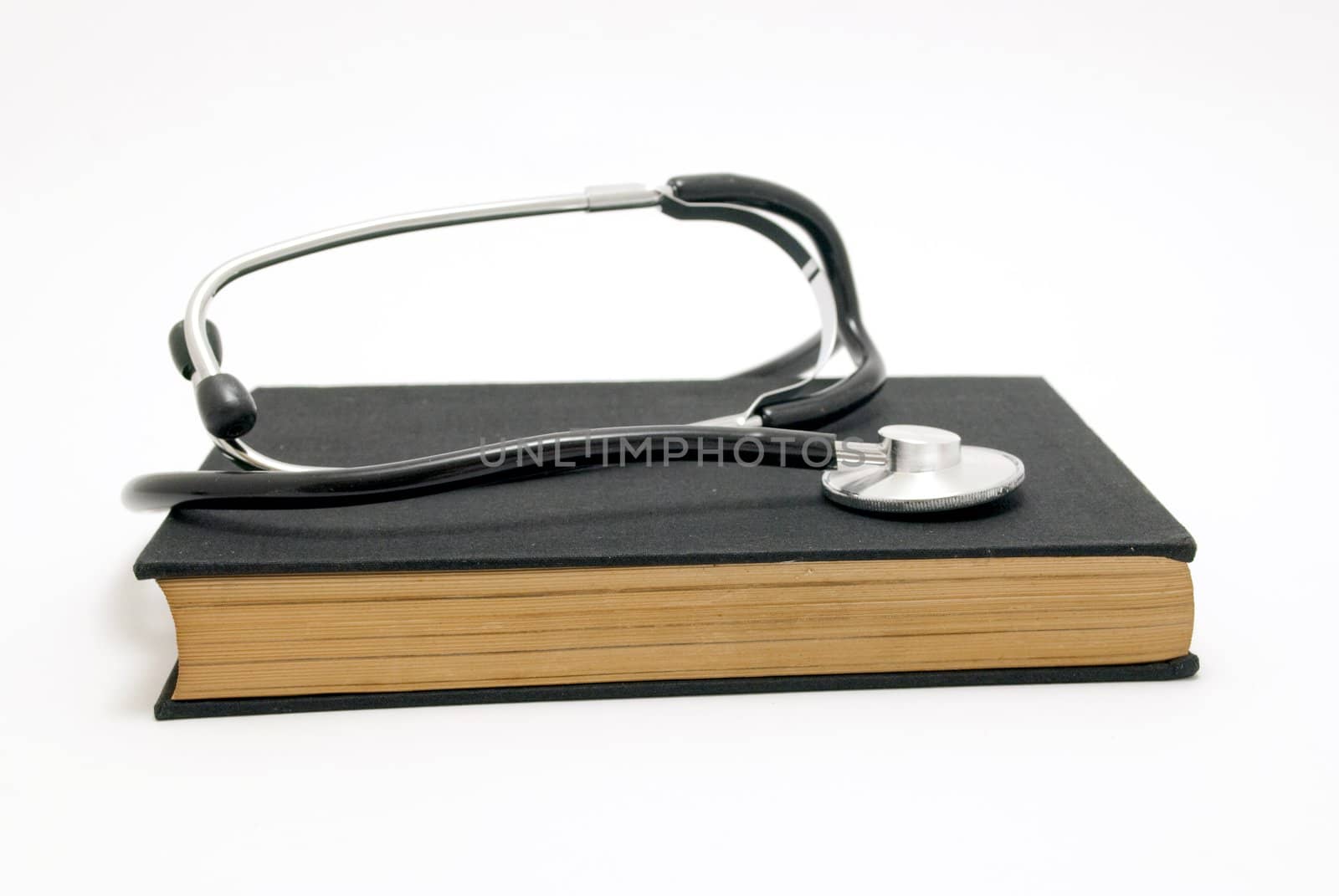 stethoscope over book