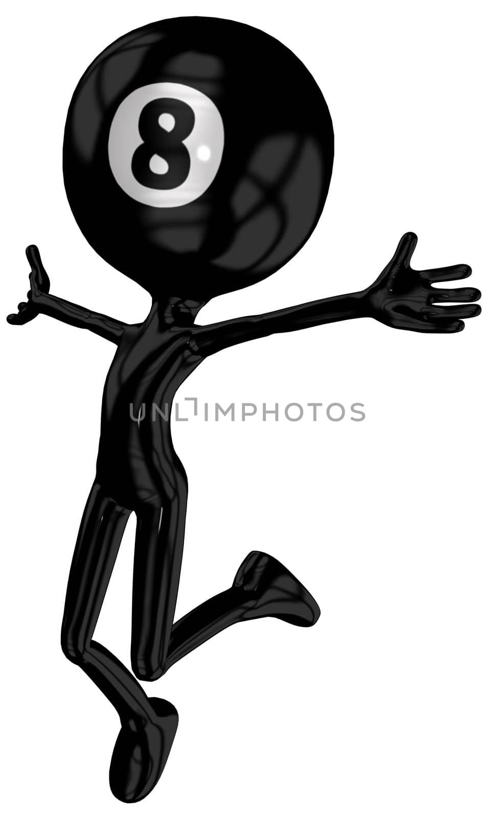 Michael billiard cartoon character by Wampa