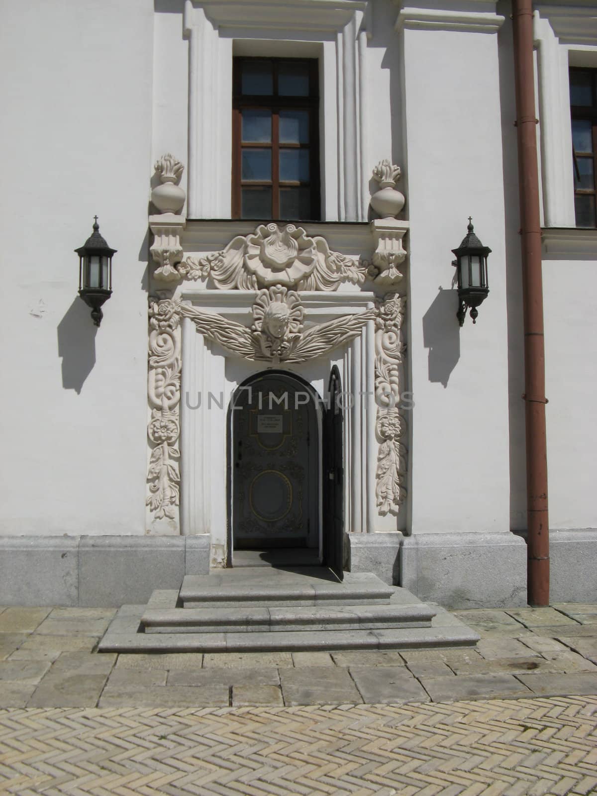 Old Church with frescos in the city of Kiev