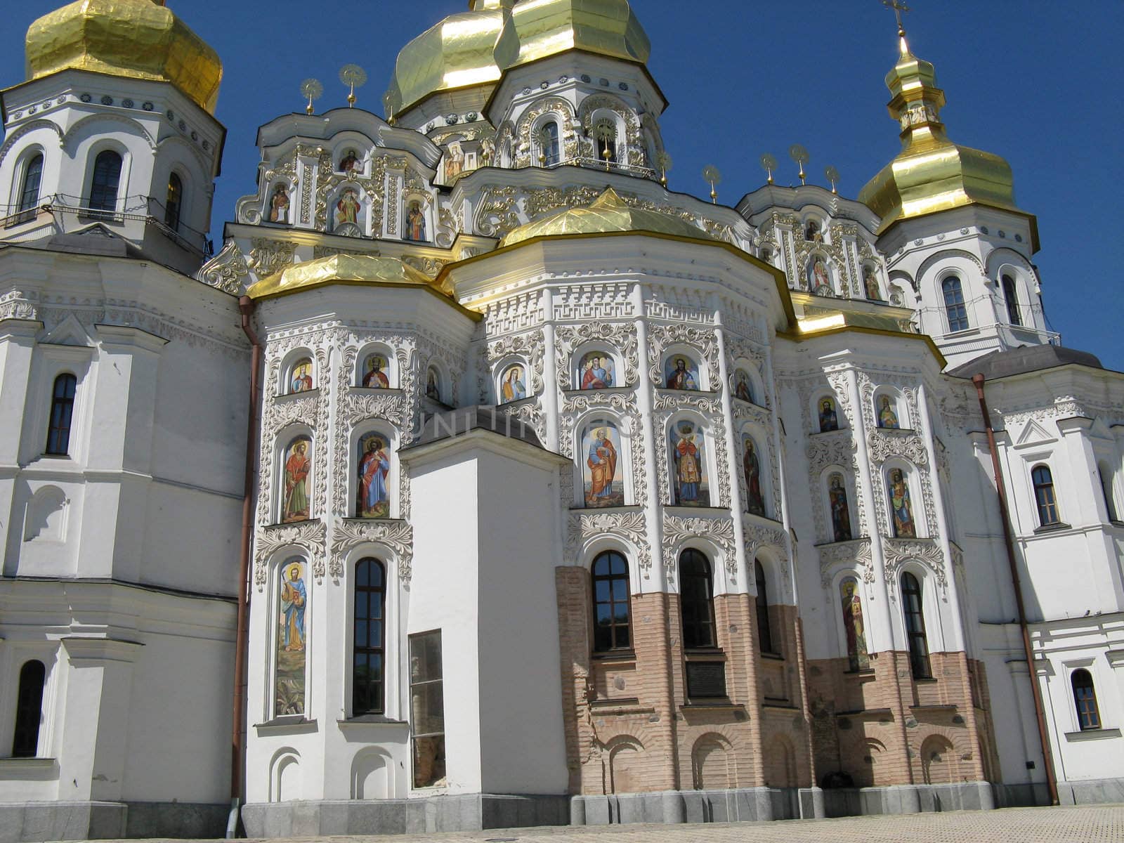 Old Church with frescos in the city of Kiev