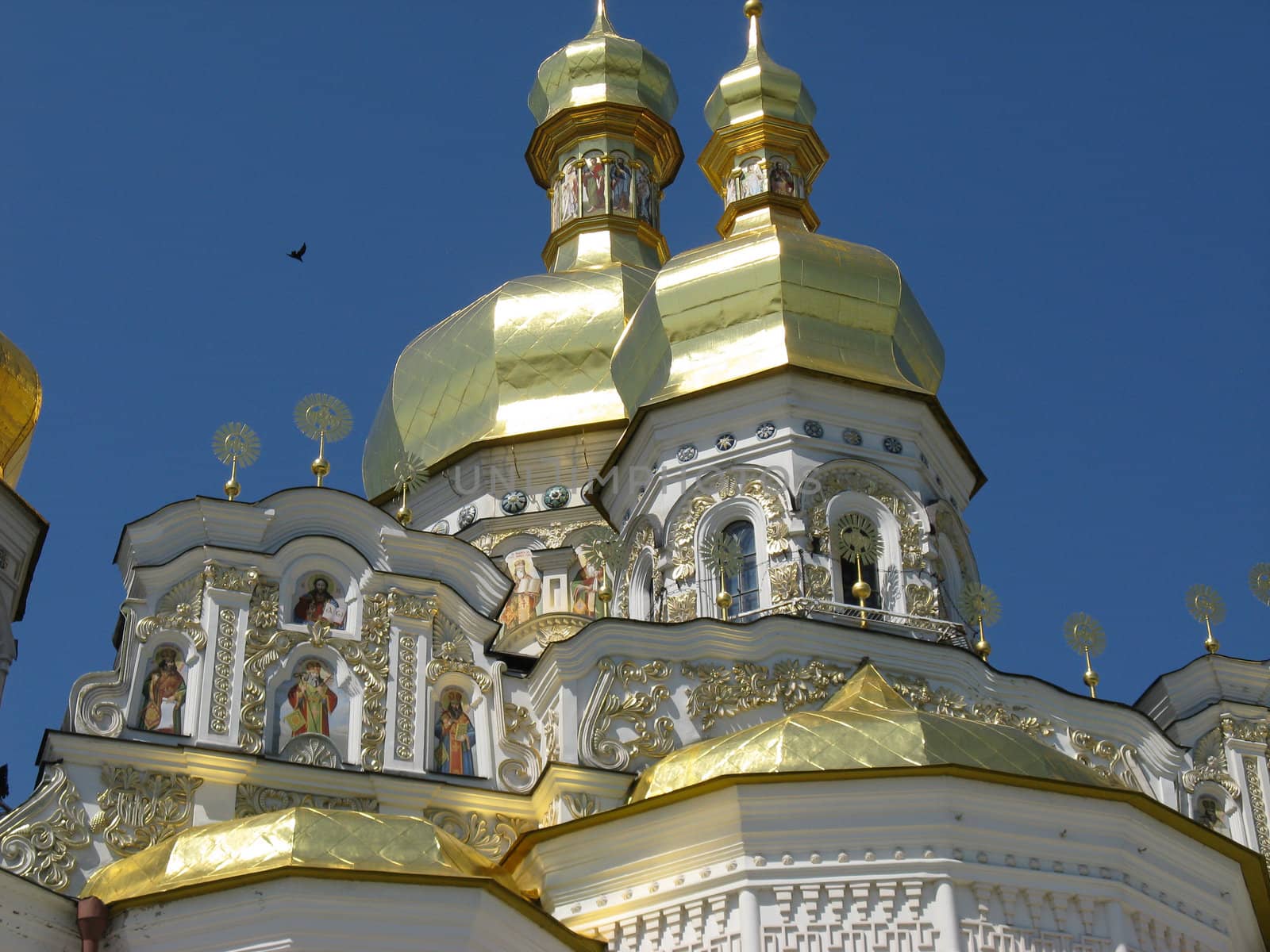 Old Church with frescos in the city of Kiev