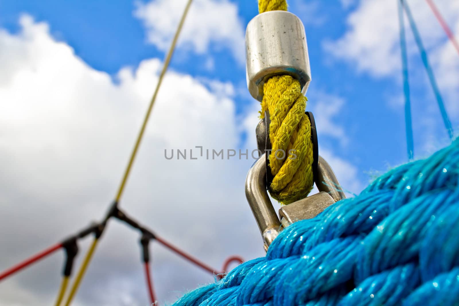 Photograph of a security safety lock found on a playground.