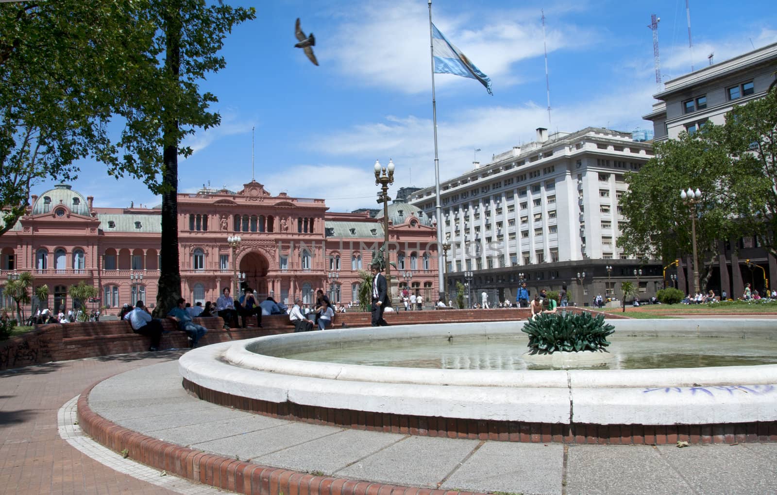 La Casa Rosada in Buenos Aires, Argentina on the 12th November 2009. 