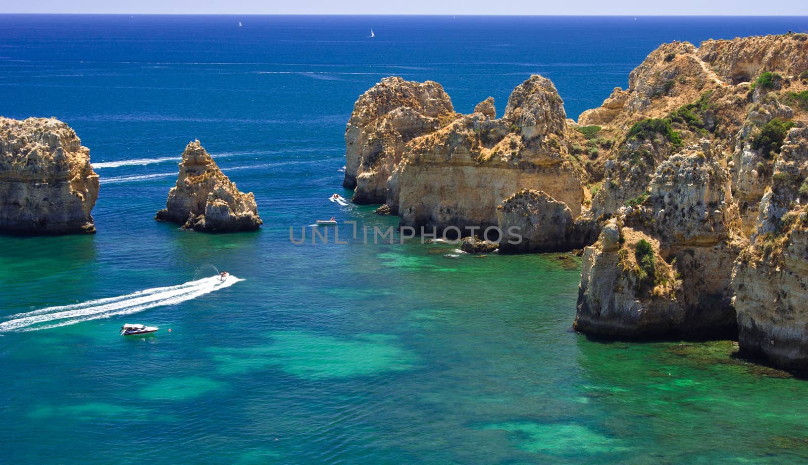 Algarve rock - coast in Portugal