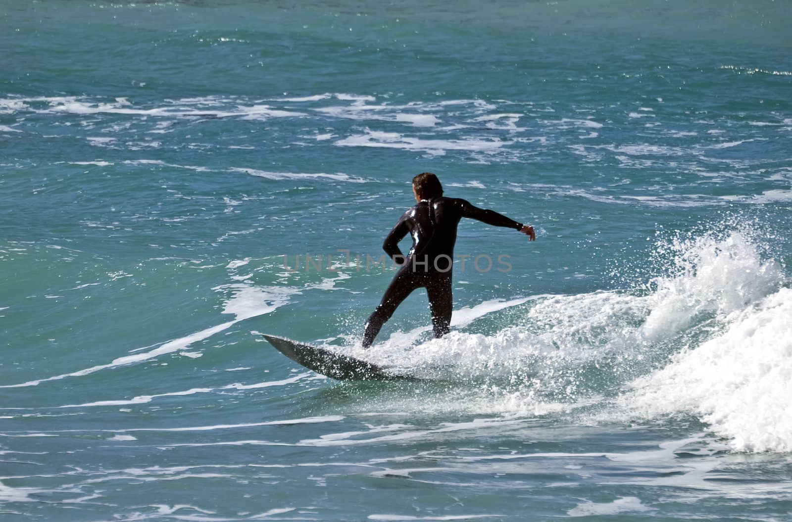 Surfing the waves is a very rare event in Malta