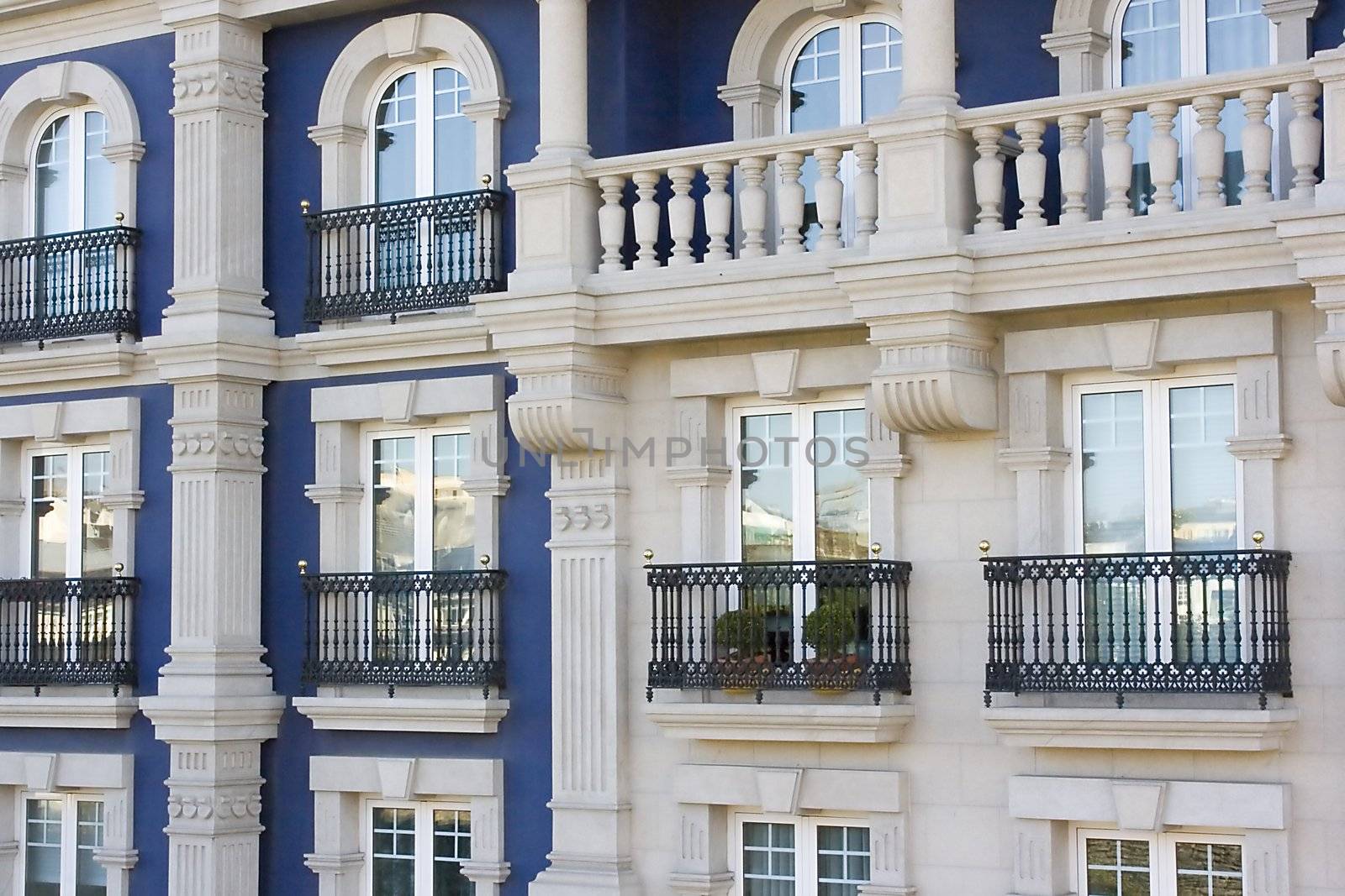 a luxury balconies of a house
