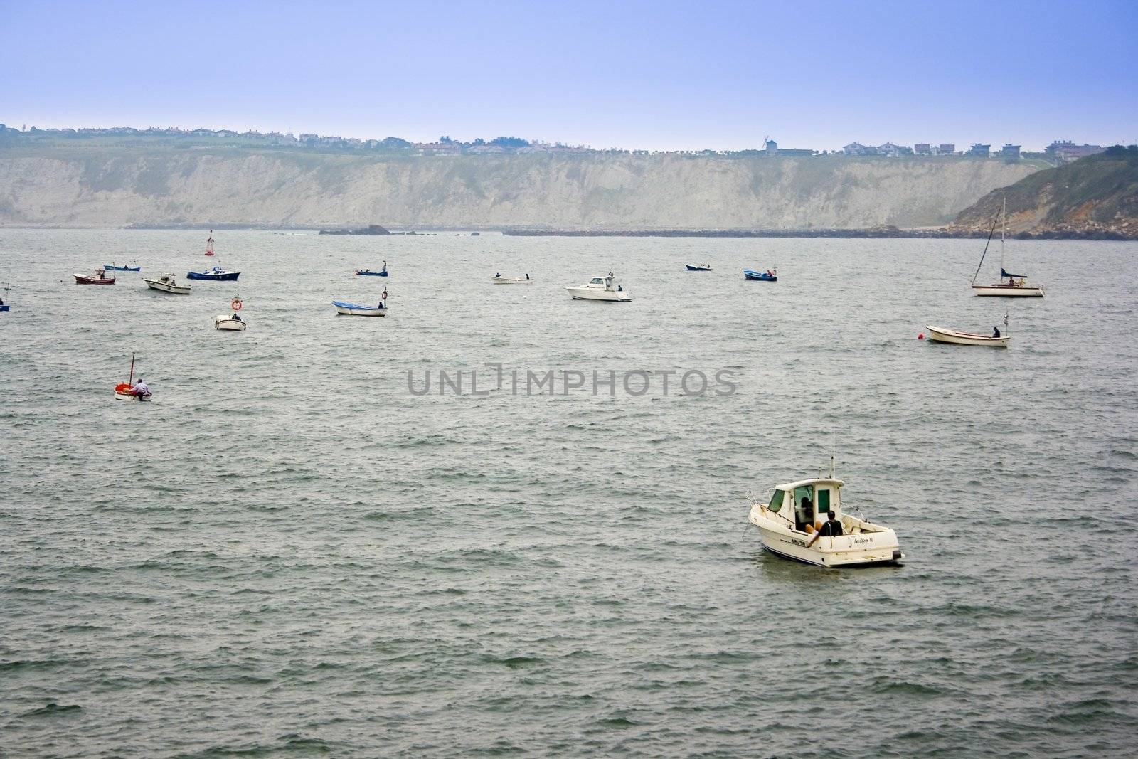 image of old sea fishing boats