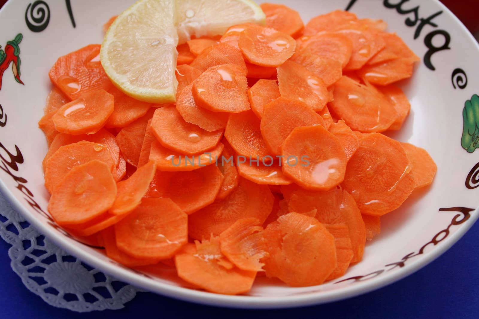 fresh salad of carrots