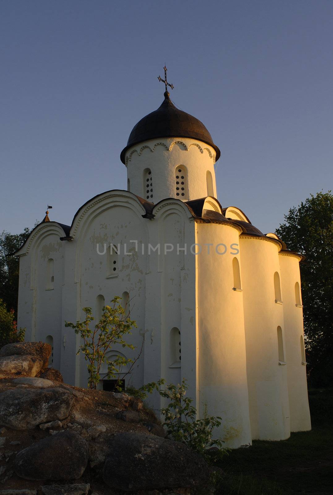 Russia. Old Ladoga. Church. XII
