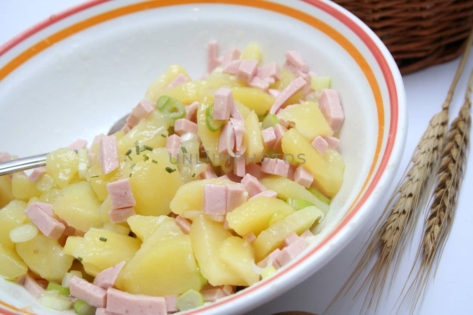 fresh salad of potatoes