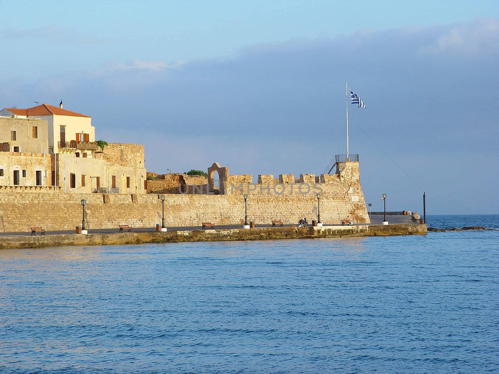 view of the old port of hania kreta greece travel destinations                               