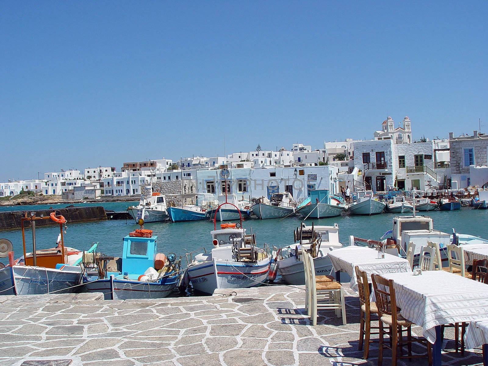 cyclades naussa paros island greece travel destinations