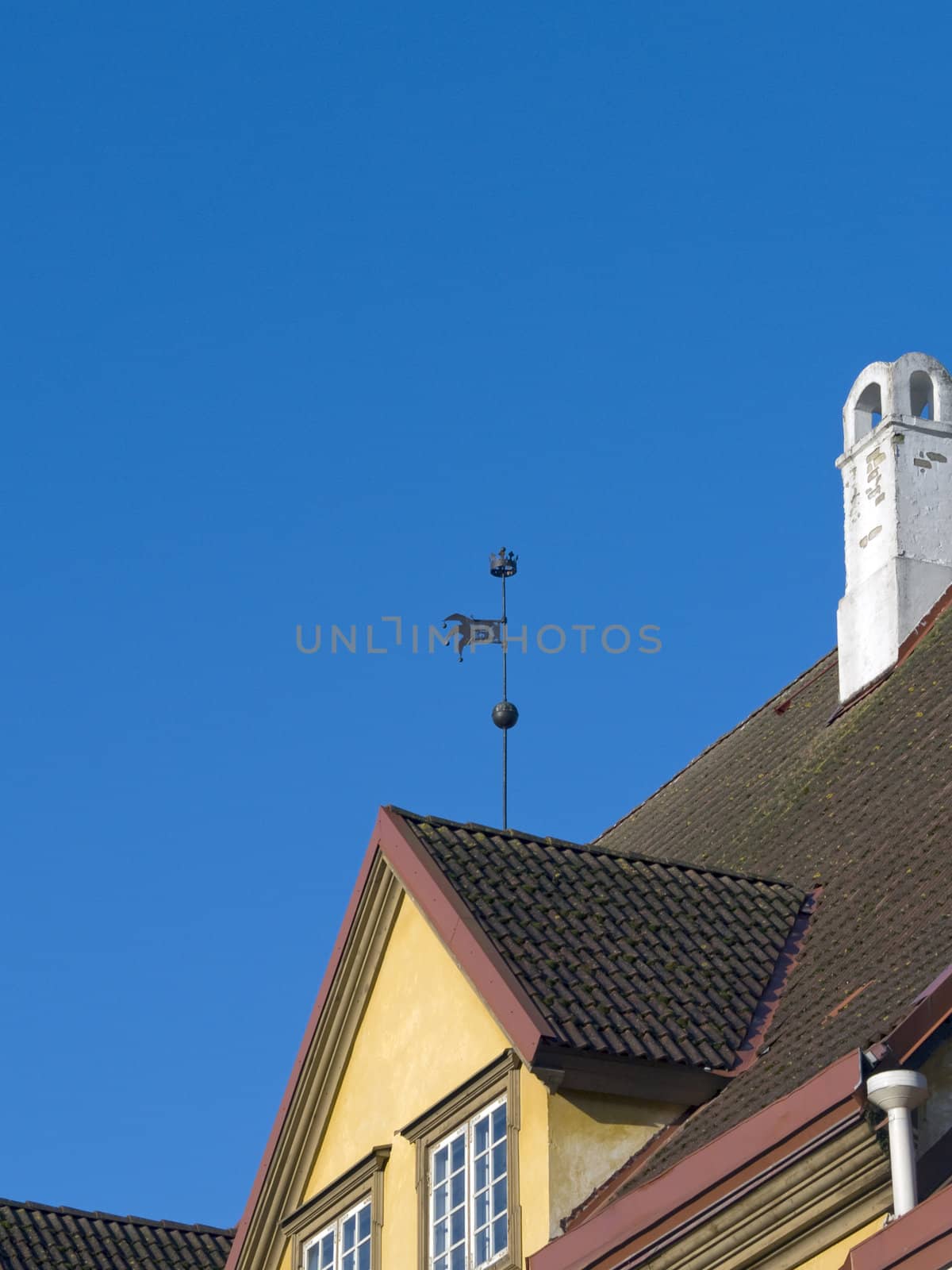 Architectural details a Wind-vane of ancient city by lem