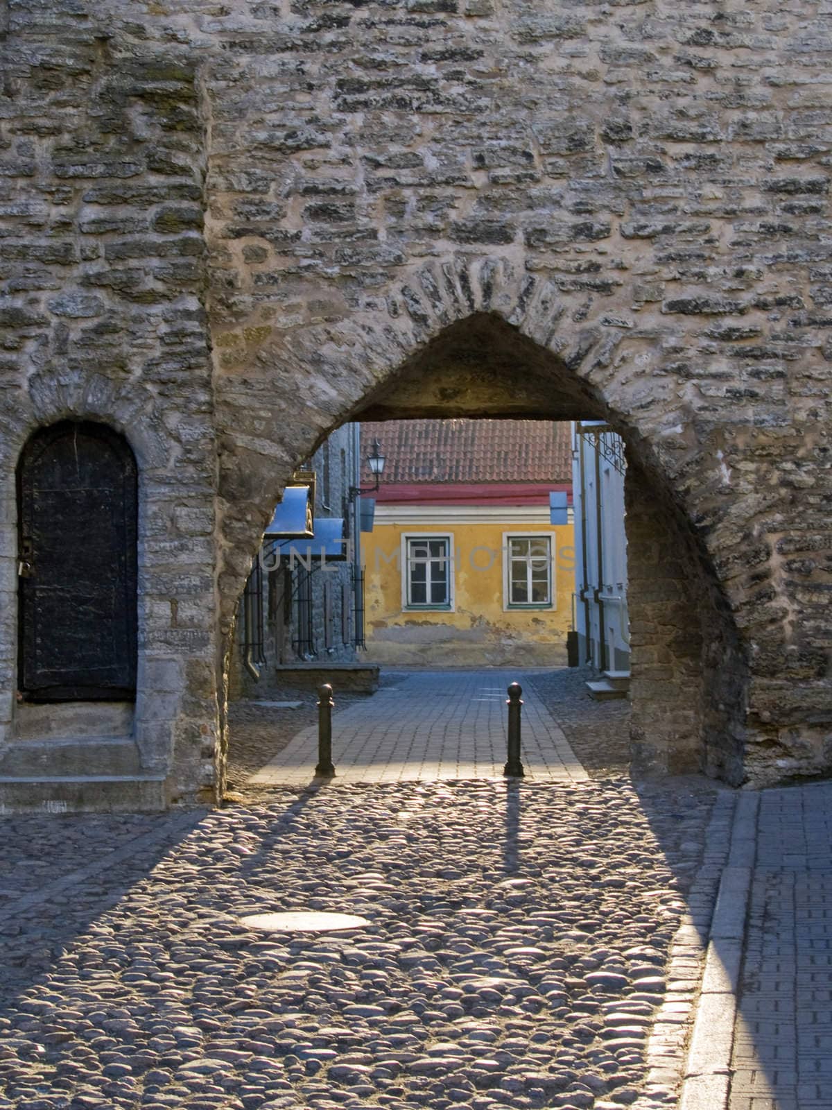 Medieval Fortification  and towers in capital of Estonia Tallinn by lem