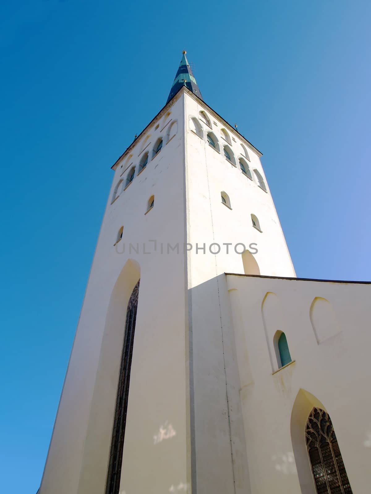Oleviste Church in  old Tallinn