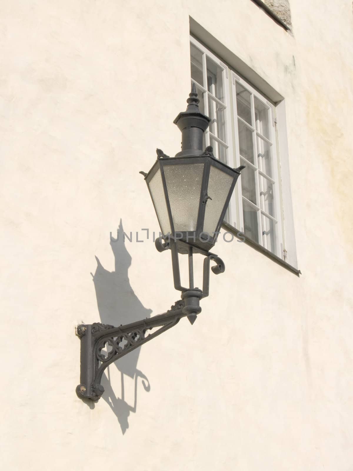 Architectural details a Street lantern of ancient city by lem
