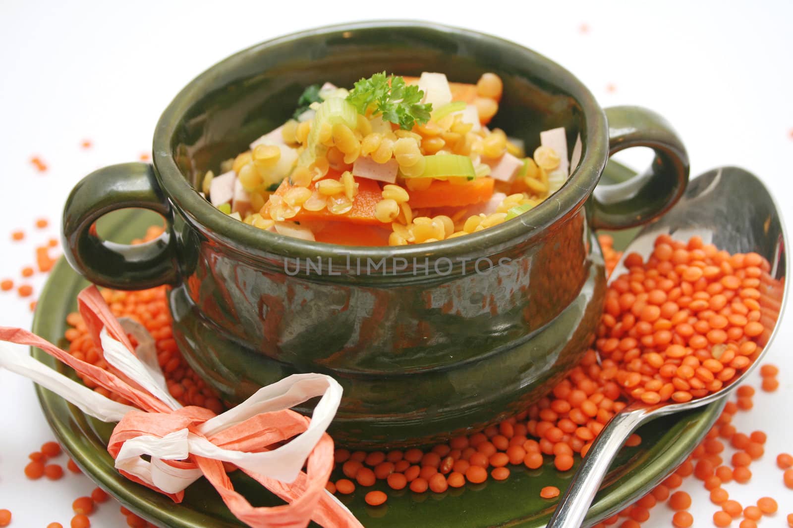 a fresh stew of red lentils