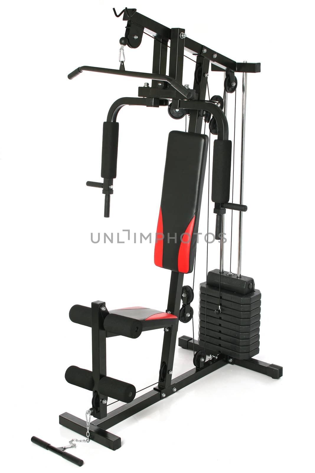 Gym machine isolated on white