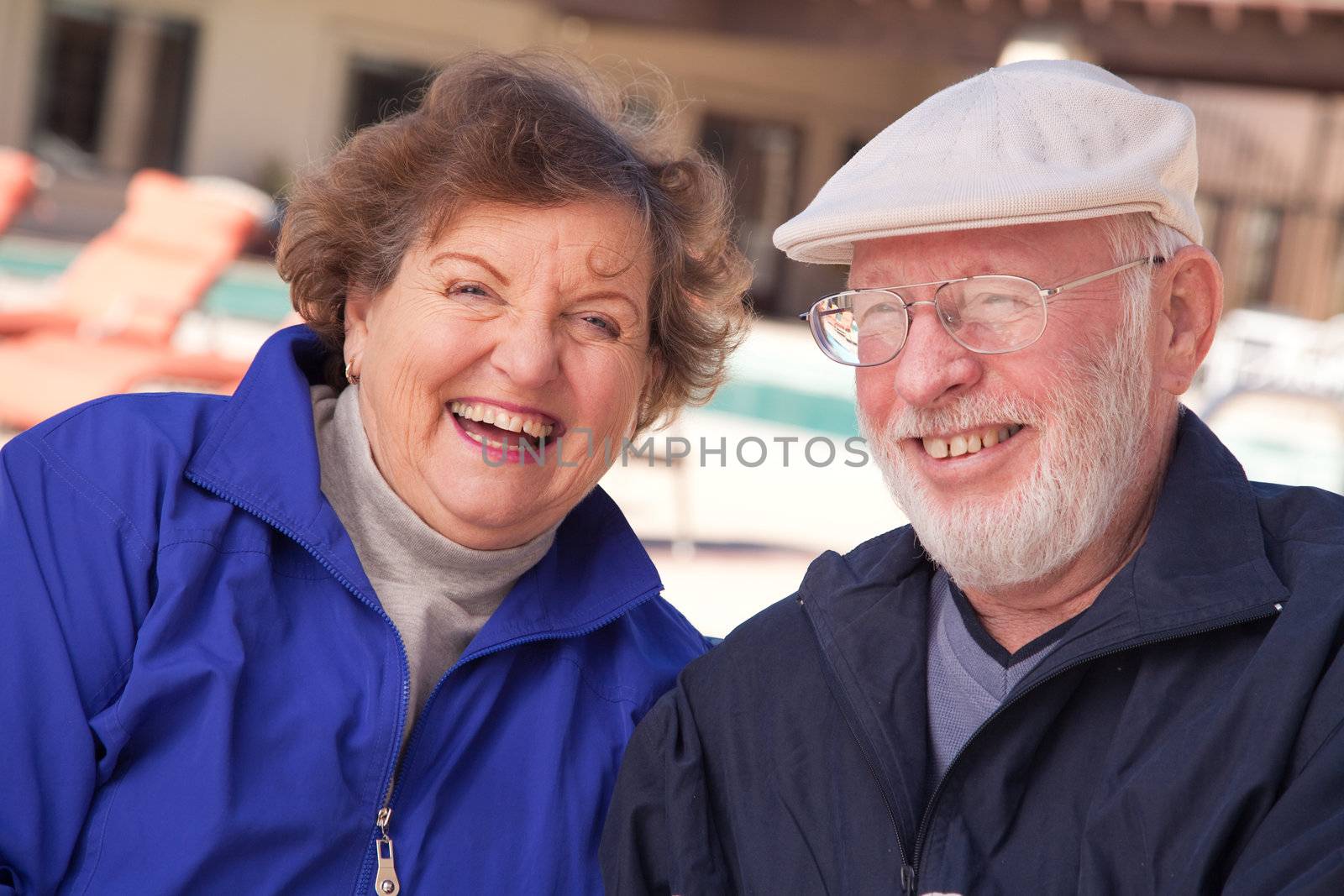 Happy Senior Adult Couple by Feverpitched