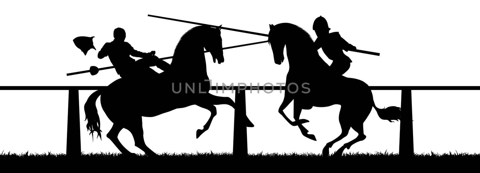 Jousting by darrenwhittingham