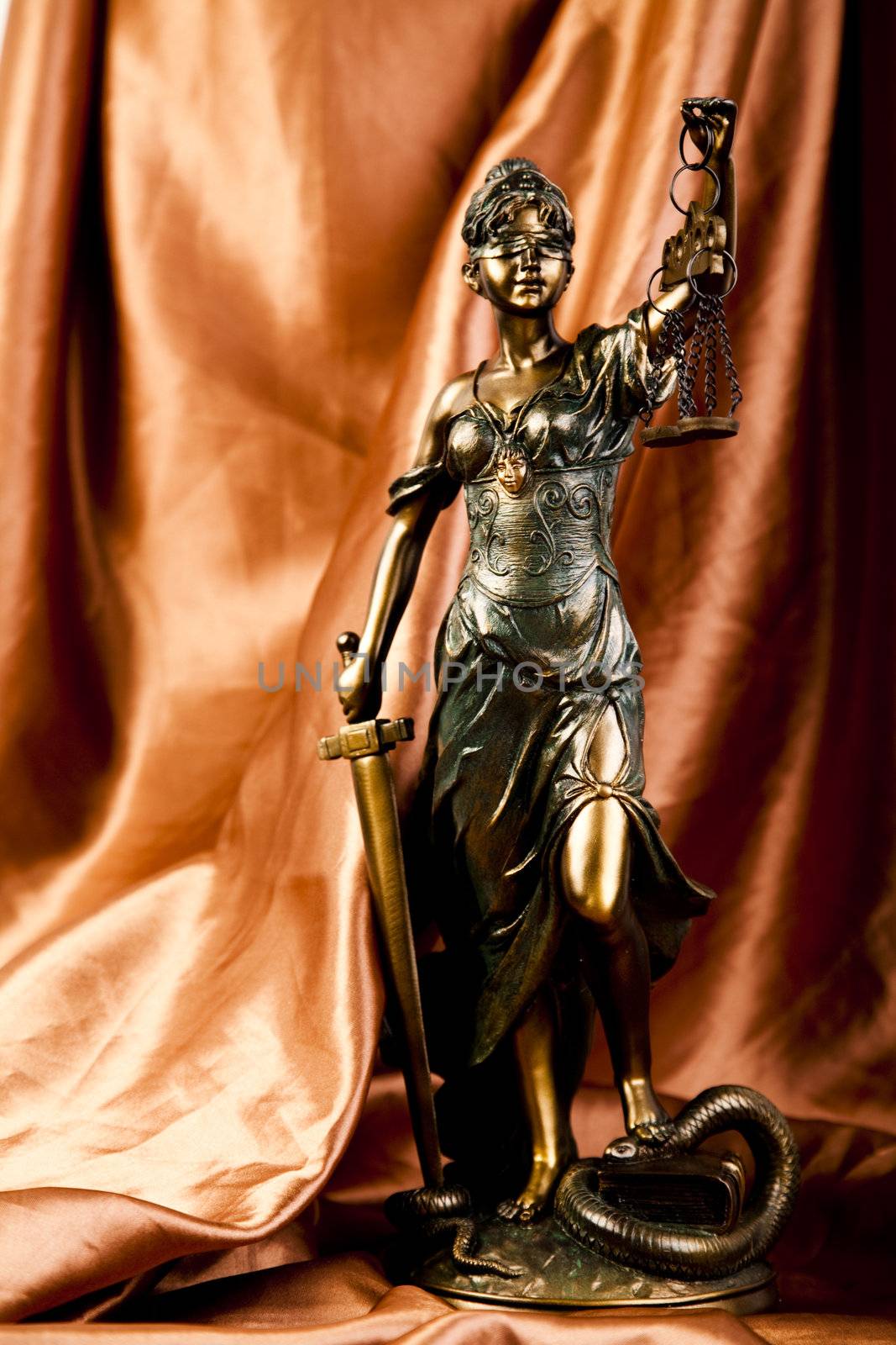 Antique statue of justice by JanPietruszka