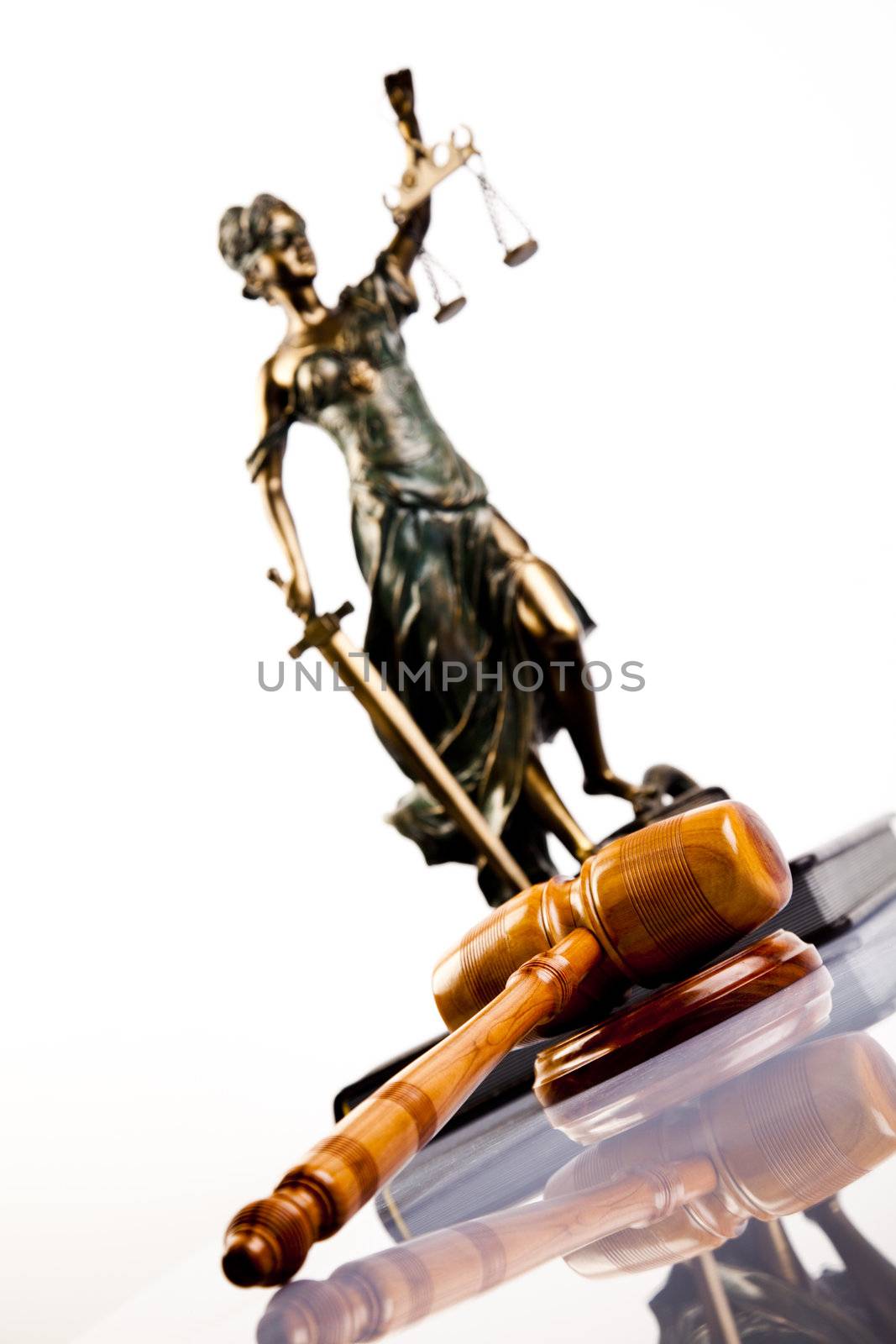 Antique statue of justice by JanPietruszka