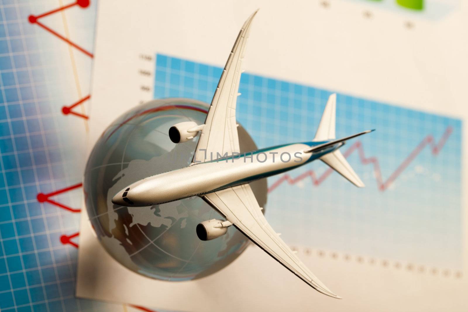 Travel concept, airliner by JanPietruszka