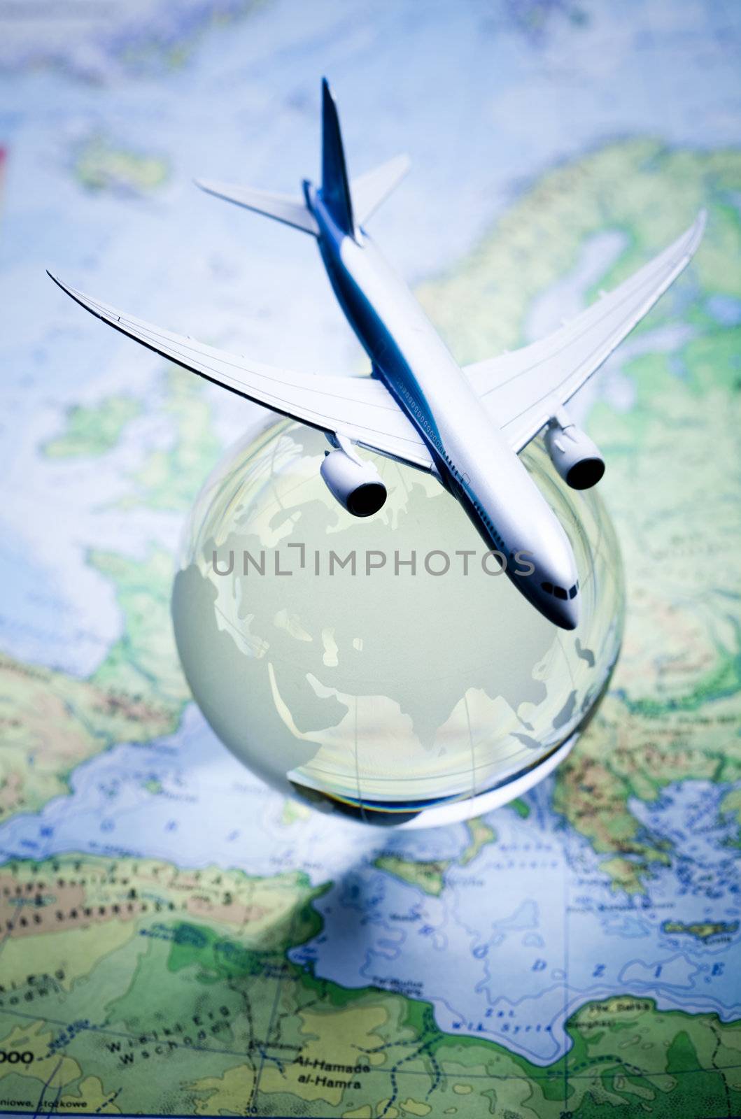 Travel concept, airliner by JanPietruszka