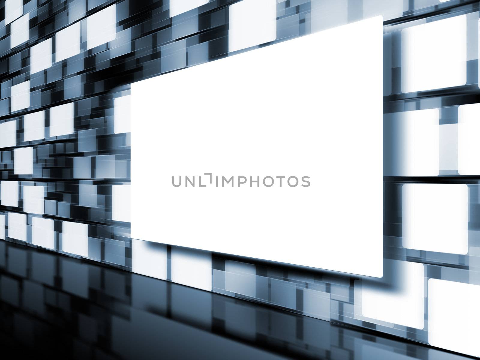 An image of a moving picture wall