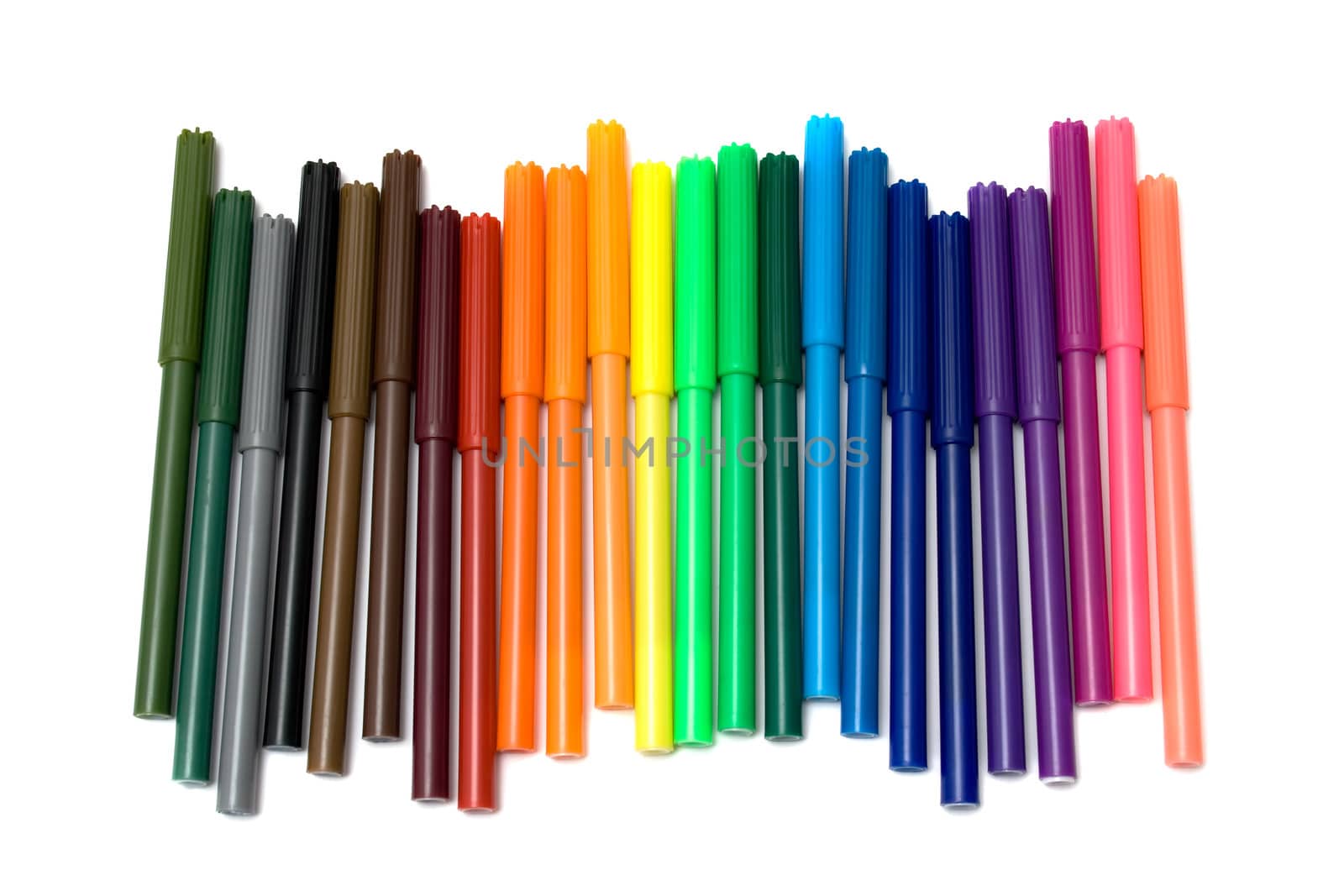 Colored felt tip pens by Nickondr